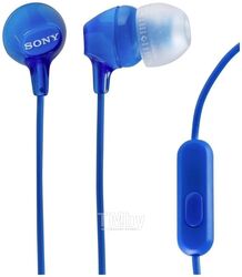 Наушники-гарнитура Sony MDR-EX15AP, синий