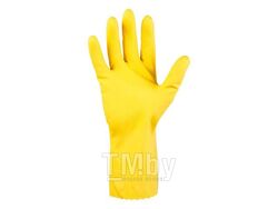 Перчатки К80 Щ50 латексн. защитные промышлен., р-р 8/M, желтые, JetaSafety (Защитные промышл. перчатки из латекса. Желтые Р-р: M, кислота индив. уп)