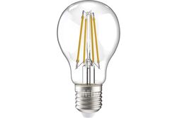 Лампа IEK A60 11Вт 4000К E27 230В / LLF-A60-11-230-40-E27-CL (нейтральный белый)
