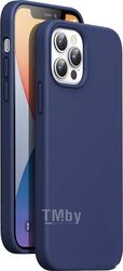 Накладка силиконовая UGREEN Silky Silicone Protective Case for iPhone 6.7-inch 2020 LP419 (Navy) 20458