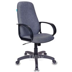 Кресло для руководителя Бюрократ CH-808AXSN/G ткань, т.-серый, крестов. пластик