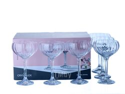 Набор бокалов для шампанского стеклянных "magnolia optic" 6 шт. 190 мл Crystalex 40934/8/190