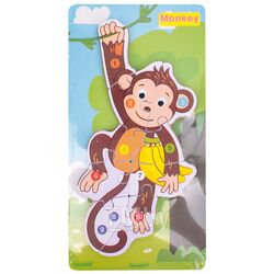 Вкладыш-пазл деревянный Monkey. Игрушка Darvish SR-T-3707-6