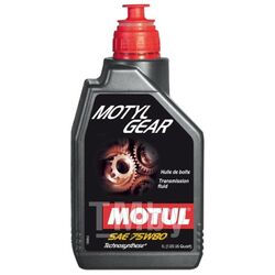 Трансмиссионное масло синтетическое MOTUL MOTYLGEAR 75W80 (1L) API GL4 5 MIL-L-2105D 105782