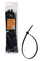 Стяжки (хомуты) кабельные AIRLINE 3,6x300 мм, пластиковые, черные, 100 шт ACTN26