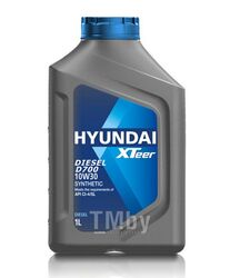 Моторное масло HYUNDAI XTEER Diesel D700 10W30 1L API CI-4 SL, Synthetic 1011014