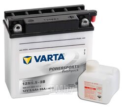 Аккумуляторная батарея VARTA евро 5.5Ah 55A 136/61/131 12N5.5-3B moto 506011004