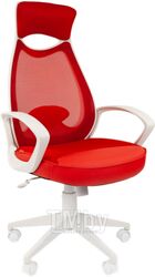 Кресло офисное Chairman 840 TW19/TW-69 (белый/красный)