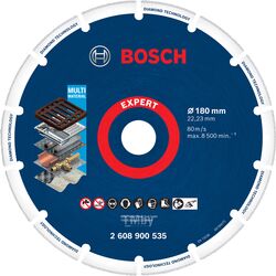 Алмазный круг 180х22, 23 мм по металлу Expert for Metal BOSCH