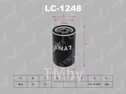 Фильтр масляный MB 190(W201) 2.0-2.6 >93, E200-300(W124) >93 LYNXauto LC-1248