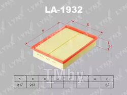 Фильтр воздушный TOYOTA Land Cruiser Prado(150) 4.0 09> LYNXauto LA-1932