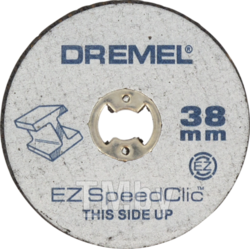 Круг отрезной 38 мм по металлу DREMEL SPEED CLIC SC456 (5 шт)