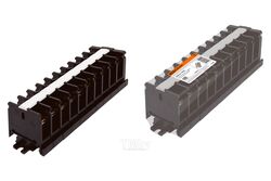 Блок зажимов наборный БЗН 20А на DIN-рейку 10 пар TDM SQ0531-0202