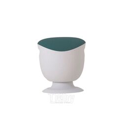 Стул для активного сидения Tulip, пластик белый, ткань серая Chair Meister