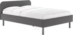 Двуспальная кровать Сонум Hanna с металлическим основанием 160x200 (багама серый)