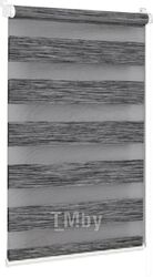 Рулонная штора Delfa Сантайм День-Ночь Натур МКД DN-4306 (43x160, графит)