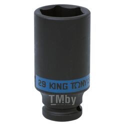 Головка торцевая ударная глубокая шестигранная KING TONY 1/2", 29 мм 443529M