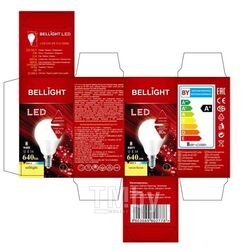 Лампа светодиодная BELLIGHT LED G45 8W 220V E14 3000K