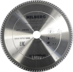 Диск пильный серия Industrial Дерево 450*100Т*50 mm Hilberg HW453