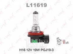 Лампа галогенная H16 12V 19W PGJ19-3 LYNXauto L11619