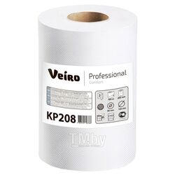 Полотенца бумажные Professional Comfort в рулонах с центральной вытяжкой, 100м, 2слоя Veiro KP208