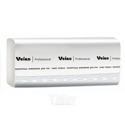 Полотенца бумажные Professional Comfort V - сложение 250 листов, 1 слой Veiro KV210