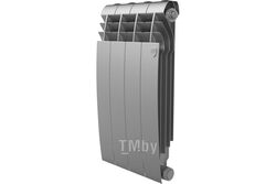 Радиатор биметаллический Royal Thermo BiLiner 500 /Silver Satin - 4 секц.