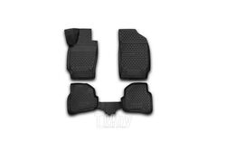 Комплект резиновых автомобильных ковриков 3D в салон VW Polo 2010->, сед., 4 шт. (полиуретан) ELEMENT NLC3D5130210K