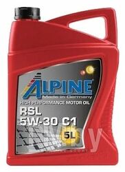 Моторное масло ALPINE RSL C1 5W30 / 0101602 (5л)