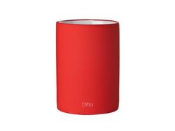 Стакан туалетный керамический Elegance Red 7*7*10 см (арт. 22220106, код 223346)