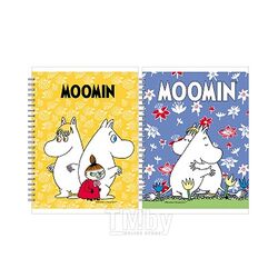 Книжка записная А6 80л "Moomin" на гребне Academy Style MOM6/2
