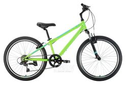 Велосипед STARK Respect 24.1 V 2023 (12, зеленый/синий/зеленый)