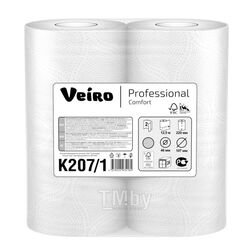 Полотенца бумажные Professional Comfort в рулонах, 2 рул, 12.5м, 2 слоя Veiro K207/1