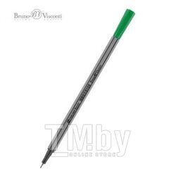 Ручка капиллярная "Basic. Fineliner" 0,4мм, зеленая Bruno Visconti 36-0010