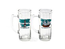 Кружка для пива стеклянная "гамбург. морское приключение" 500 мл/18,5 см Luminarc O0361