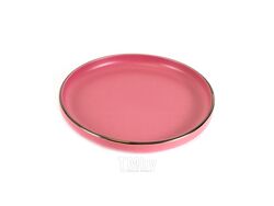 Тарелка десертная керамическая "matte pink" 21x2,3 см Belbohemia TCCJ001-4