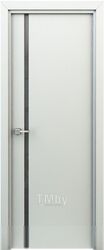 Дверной блок SMART Соло комплект 80x200 (белый/черное стекло)
