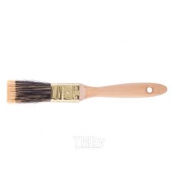 Кисть плоская Golden 1", искусственная щетина, деревянная ручка MTX 83216