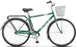 Велосипед STELS 28" Navigator 300 Gent 1-ск. (+КОРЗИНА) Z010 Зелёный LU075697