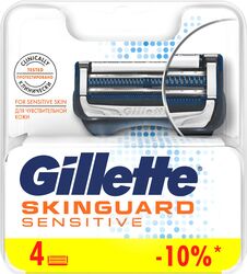 Сменные кассеты для бритья Gillette SKINGUARD Sensitive 4шт 7702018488261