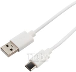 Кабель USB-Type-C/2A/PVC/white/1m/REXANT REXANT 18-1895
