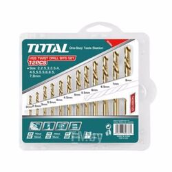 Набор сверл по металлу TOTAL TACSD0125 (12шт)