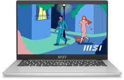 Ноутбук MSI MS-14J1 Modern 14 C12MO-825XBY 14" FHD IPS 60Hz / i5-1235U / 16GB / SSD512GB / Intel Iris Xe / White Backlit / DOS / Urban Silver