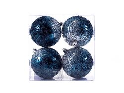 Набор шаров елочных пластмассовых "идэн" 4 шт. 8 см Belbohemia 28368623