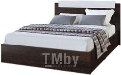 Двуспальная кровать МебельЭра Эко 1600 (венге/лоредо)