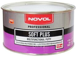 Шпатлёвка мягкая NOVOL Soft Plus 1,8 кг 1245