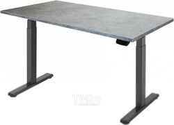 Письменный стол Ergosmart Ergo Desk Pro (черный/бетон чикаго)
