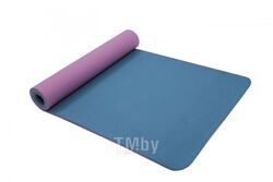 Коврики для йоги двухслойный Bradex 183x61x0,6 TPE SF 0402 фиолетовый