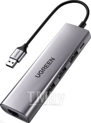 USB-хаб Ugreen CM266 / 60812 (серый)