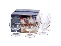 Набор бокалов для коньяка стеклянных "Tasting Time. Cognac" 4 шт. 250 мл Luminarc